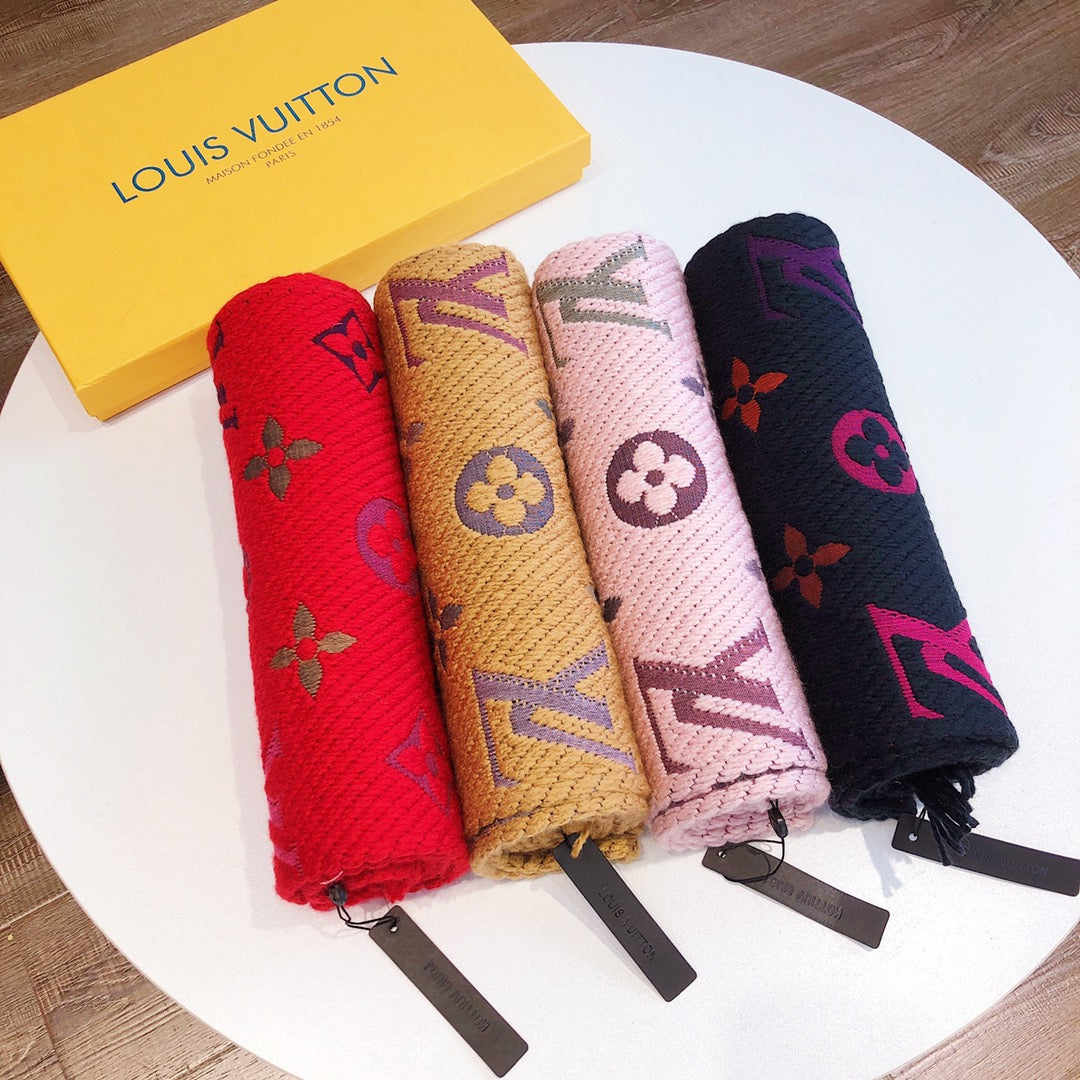 Temperament Monogram Element Scarf